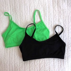2 Capezio Dance Bra Tops